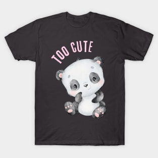 Smart Cookie I'm Cute and I know it Sweet little panda cute baby outfit T-Shirt